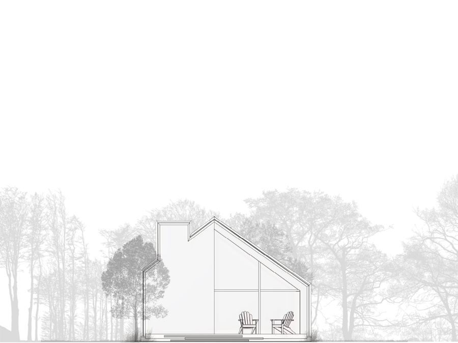Cabin elevation drawing